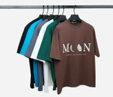تیشرت باکسی طرح MOON پنبه سوپر درجه یک