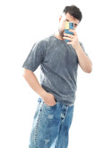 تیشرت سنگشور باکسی پنبه سوپر نخ 28 ازبک گرم دار